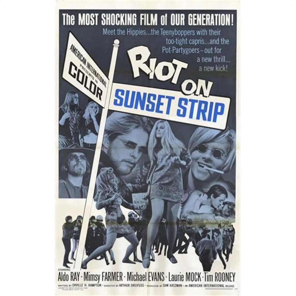 Riot on Sunset Strip Movie Poster 11x17 print