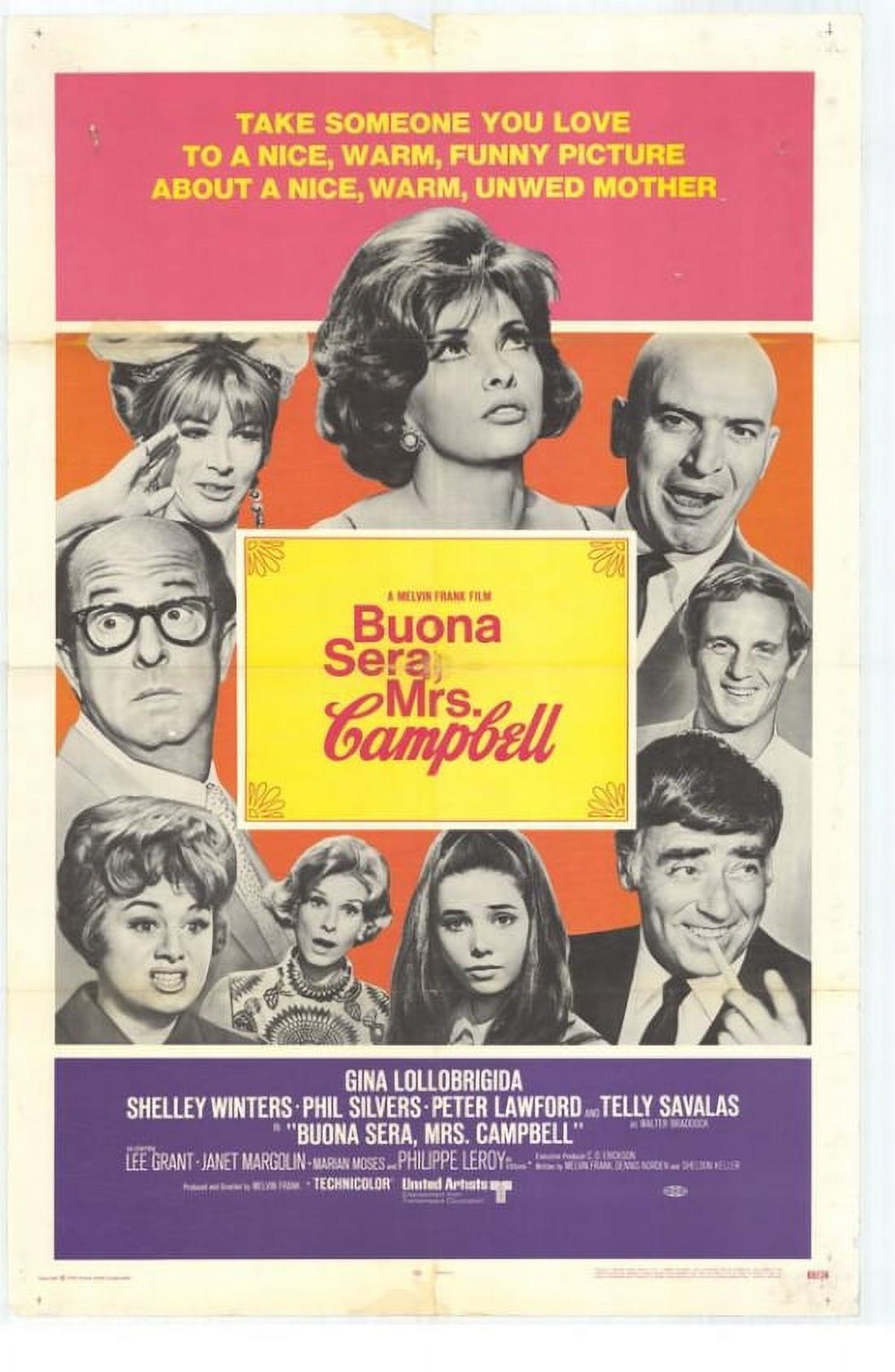 Buona Sera Mrs. Campbell Movie Poster 11x17 print