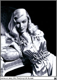 Veronica Lake vintage photo print by E.R. Richee from 1940.