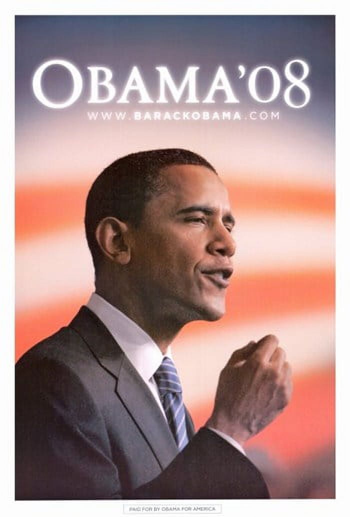 Barack Obama campaign speech poster in 11x17 size