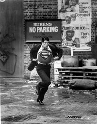 Superman Movie Scene Photo Print showcasing a heroic moment
