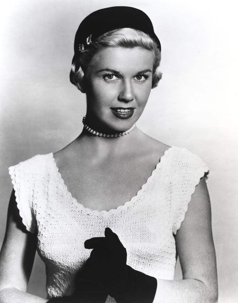 Doris Day Classic Portrait Photo Print with Gloves