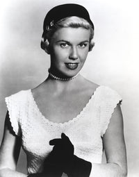 Doris Day Classic Portrait Photo Print with Gloves