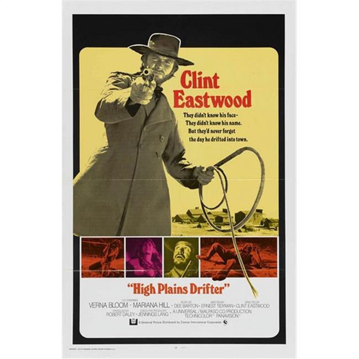 High Plains Drifter Movie Poster 11x17 - Classic Western Film Art