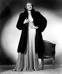 Rita Hayworth vintage photo poster print showcasing classic Hollywood beauty