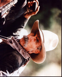 Sam Elliott next to a horse in Tombstone photo print