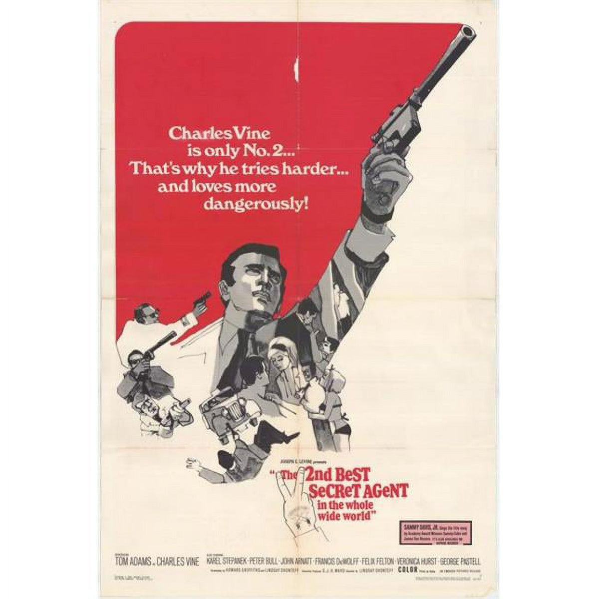 Second Best Secret Agent Movie Poster Print 27 x 40