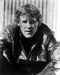 Nick Nolte photo print wearing a leather jacket outdoors