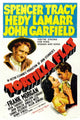 Tortilla Flat Movie Masterprint Poster featuring Spencer Tracy, Hedy Lamarr, and John Garfield in 1942 film.