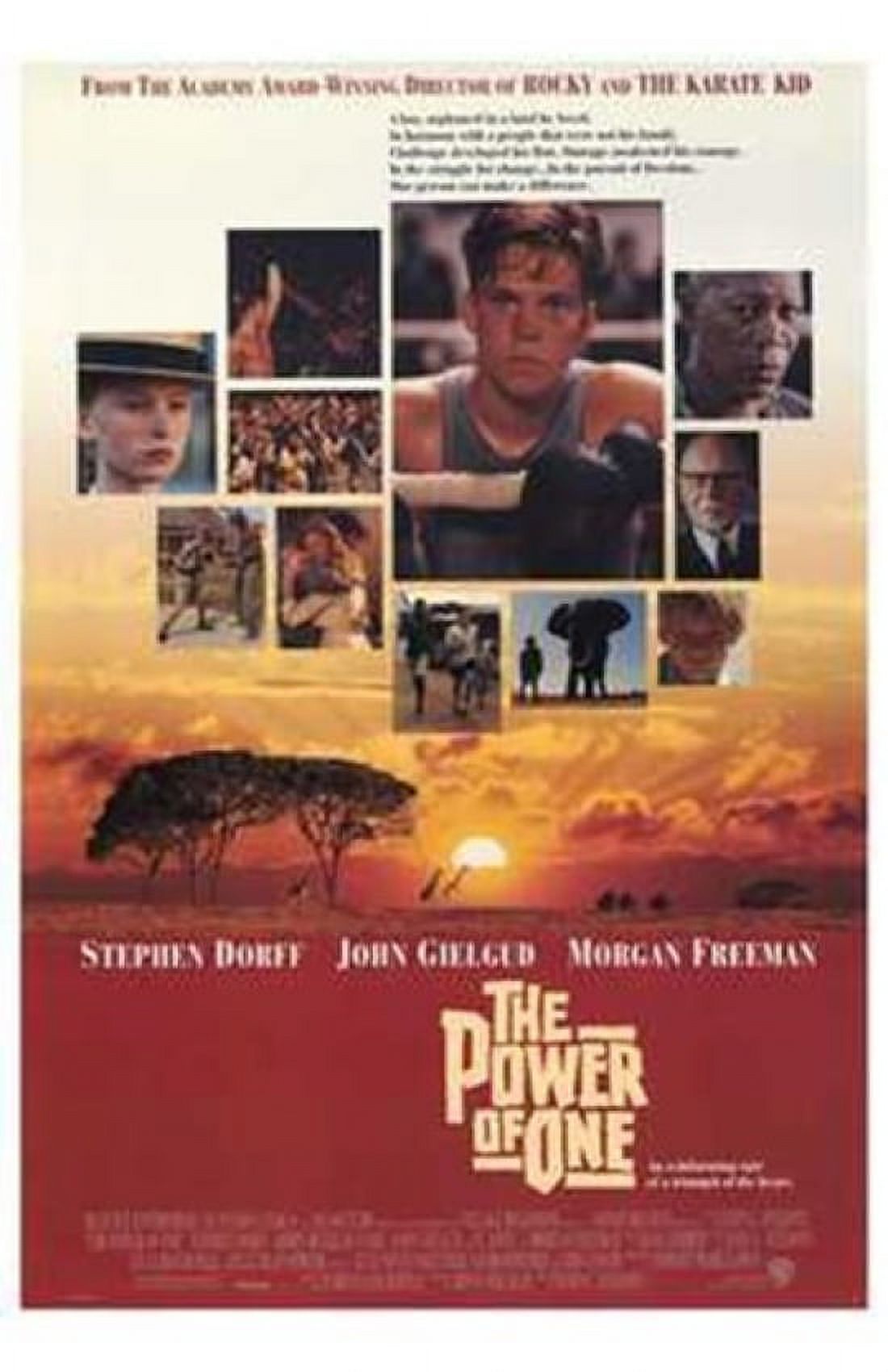 The Power of One Movie Poster 11x17 wall art for home decor.