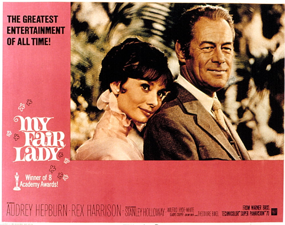 My Fair Lady Movie Masterprint Poster featuring Audrey Hepburn and Rex Harrison