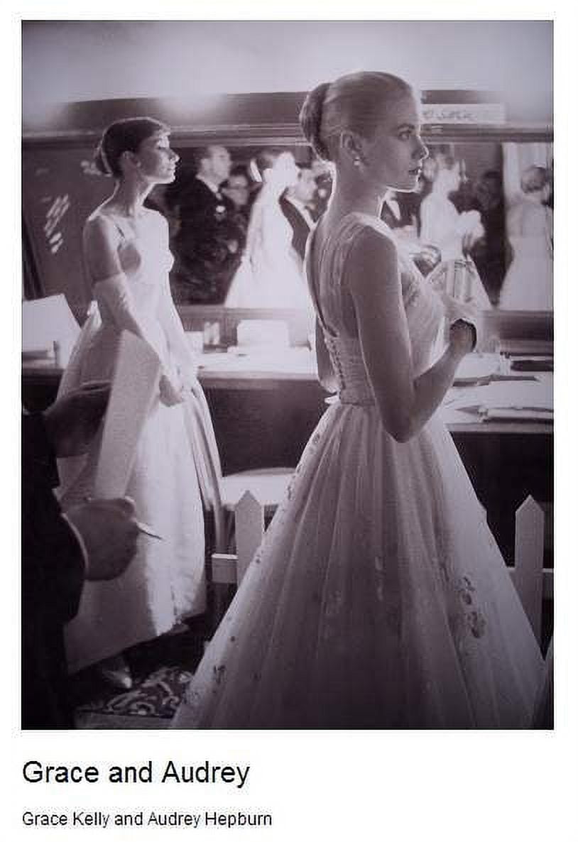 Grace Kelly and Audrey Hepburn iconic photo print