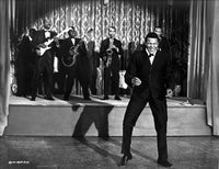 Chubby Checker performing on stage photo print.