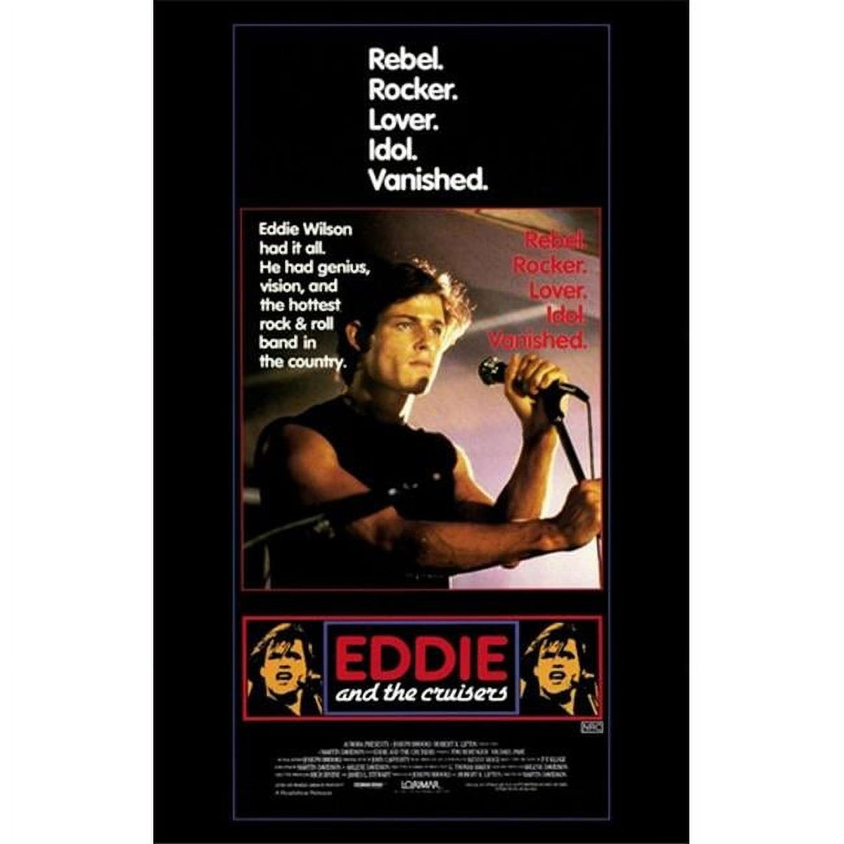 Eddie and the Cruisers movie poster 11x17 print.