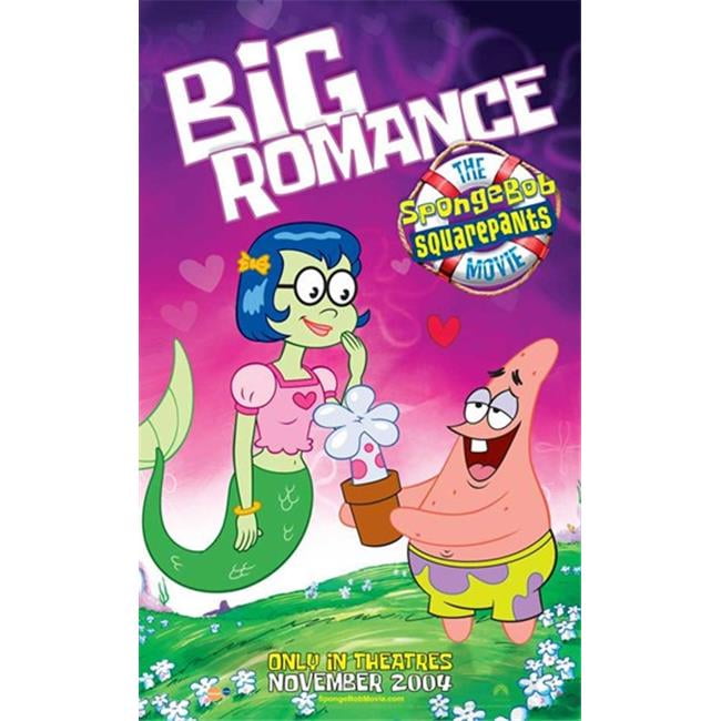 SpongeBob SquarePants movie poster, colorful and fun for kids' décor