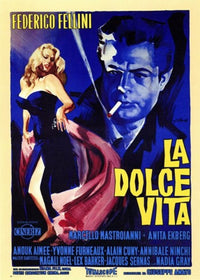 La Dolce Vita movie poster 11x17 - classic film art