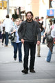 Bradley Cooper on location for Limitless film shoot in Manhattan, photo by Chris Cole.