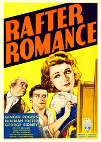 Rafter Romance movie masterprint poster featuring Ginger Rogers (1933).