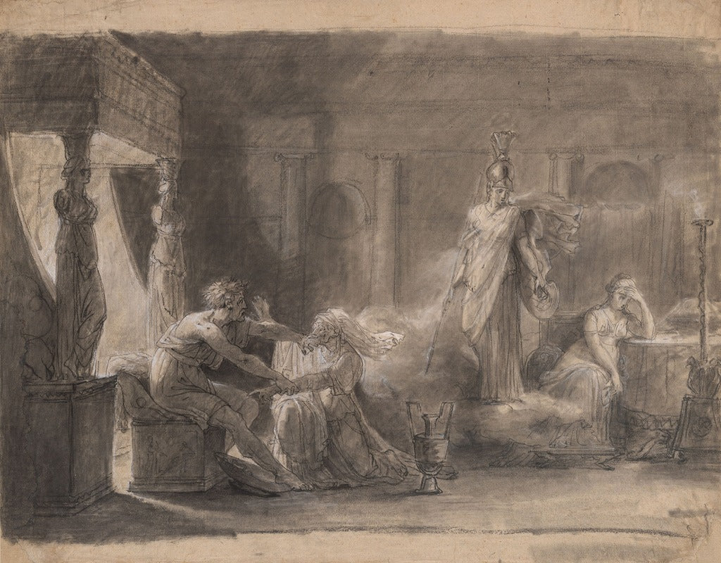 Odysseus Recognized by Eurycleia Art Print by Pierre-Narcisse Guérin