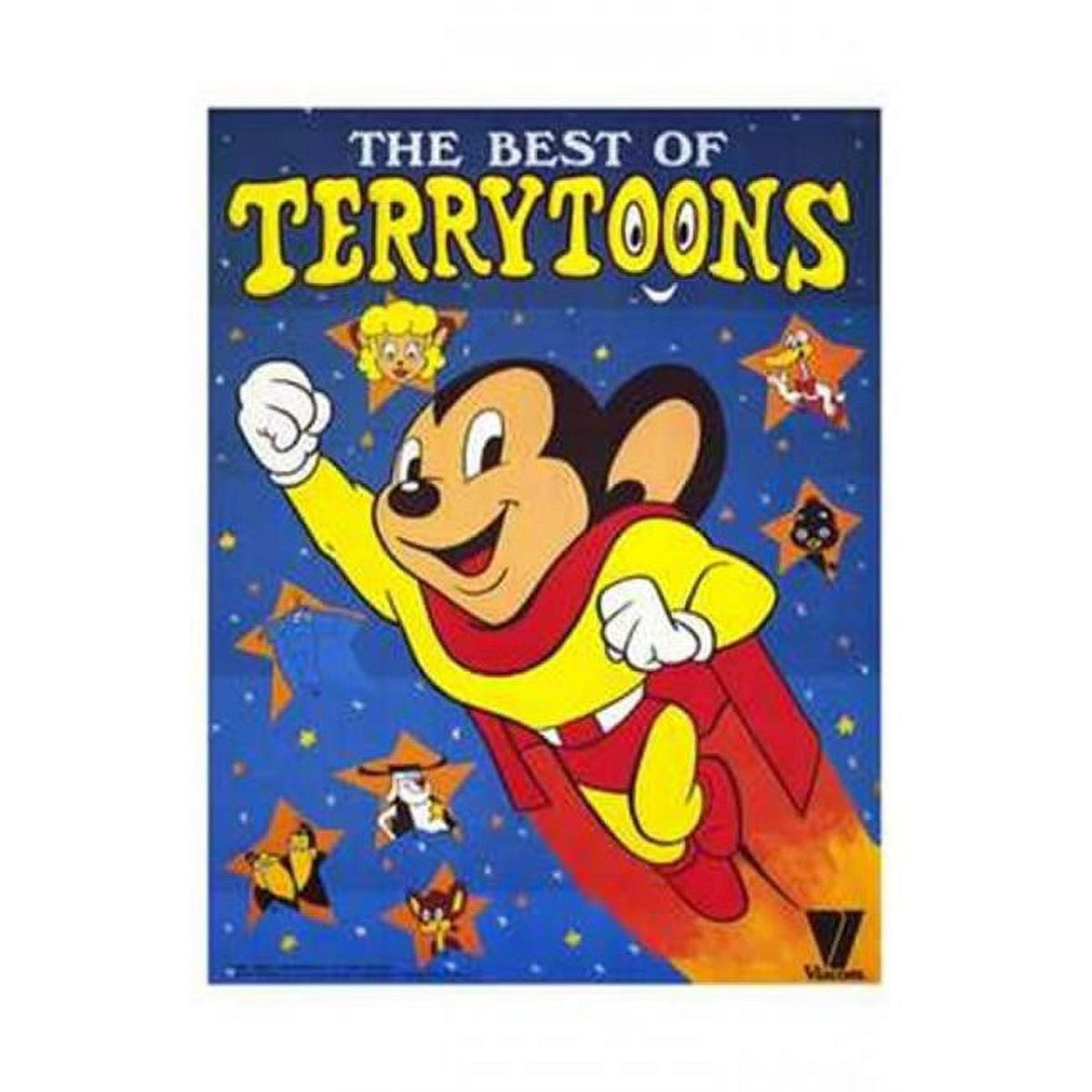 Best of Terry Toons Movie Poster 11x17 print featuring classic animation characters.