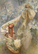 Alphonse Mucha Madonna of the Lilies Fine Art Print
