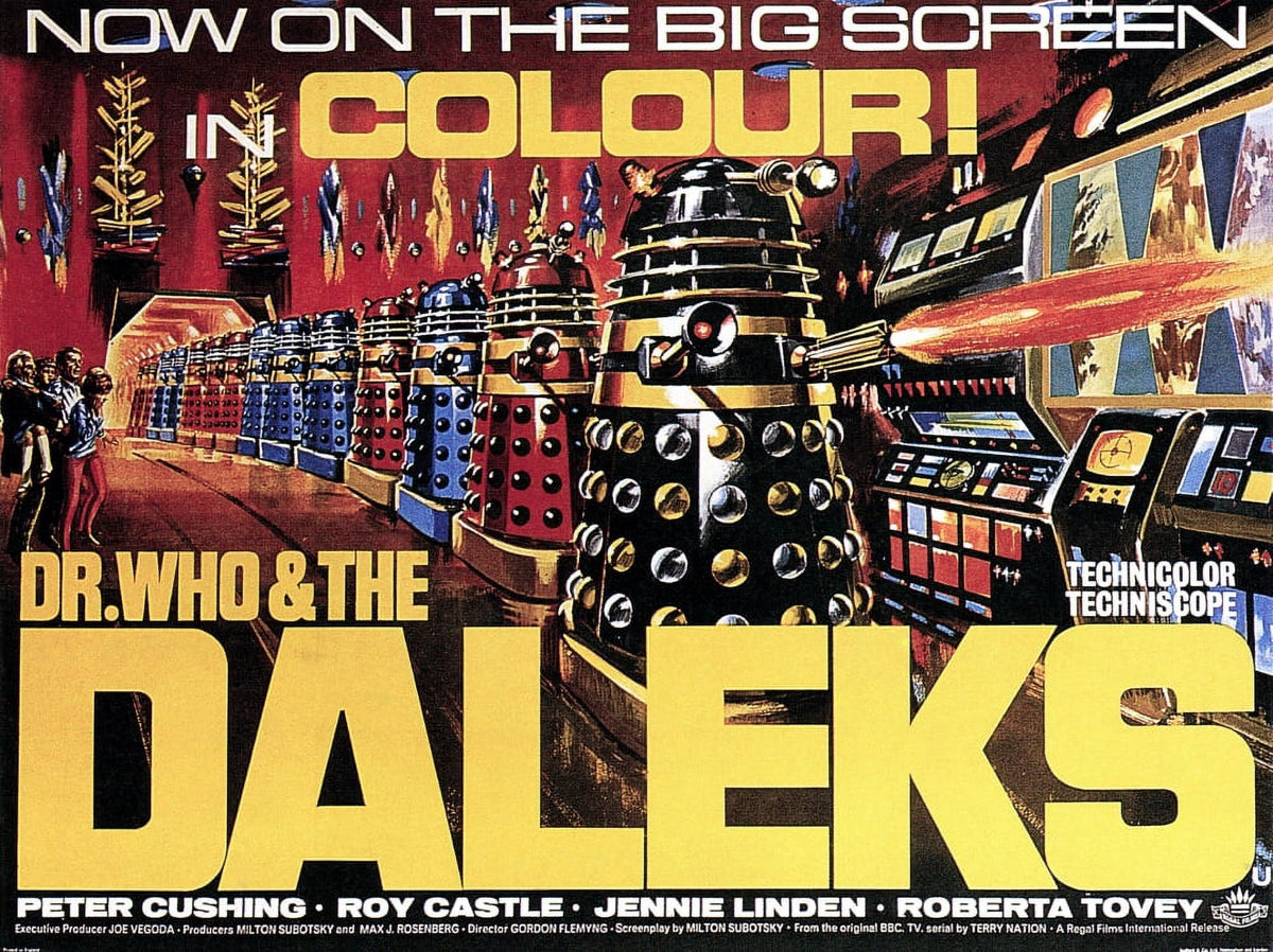 Dr. Who and the Daleks 1965 Movie Masterprint Poster