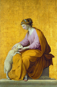 Meekness Art Print by Eustache Le Sueur - 1650