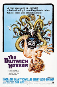 The Dunwich Horror 1970 movie masterprint poster, classic horror film art.