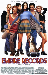 Empire Records Movie Poster 11x17 print featuring vibrant design.