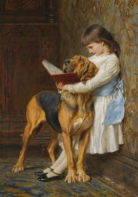Compulsory Education art print by Briton Riviere, available in multiple sizes.