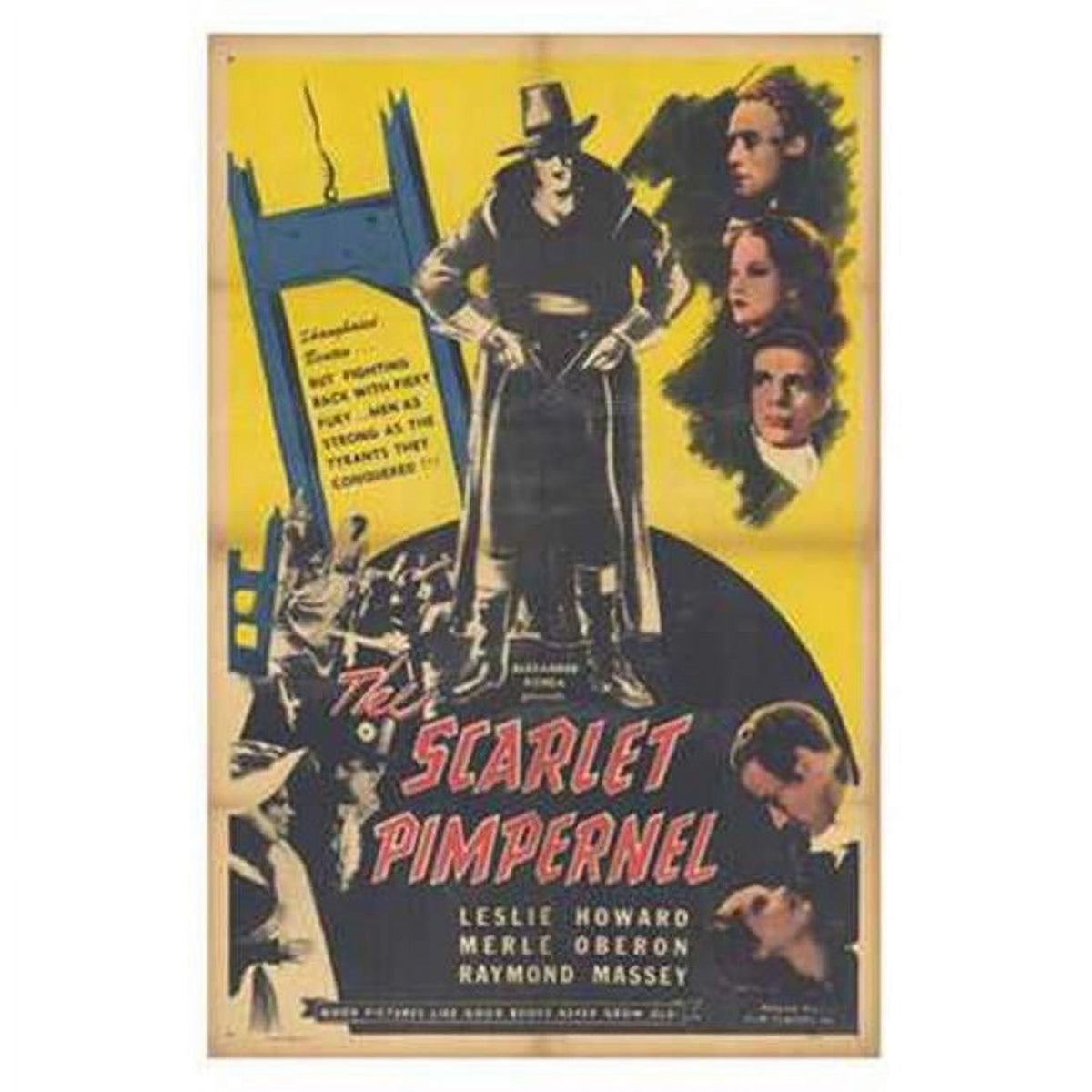 Scarlet Pimpernel Movie Poster 11x17 print