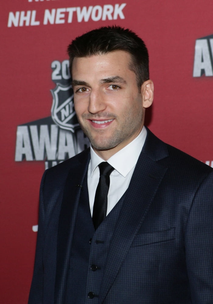 Patrice Bergeron arriving at the NHL Awards at Hecho En Restaurant, Las Vegas, June 2015 - Photo by James Atoa
