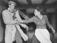 The Quiet Man movie photo print featuring John Wayne and Maureen O'Hara