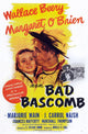Vintage Bad Bascomb movie poster print featuring Margaret O'Brien and Wallace Beery