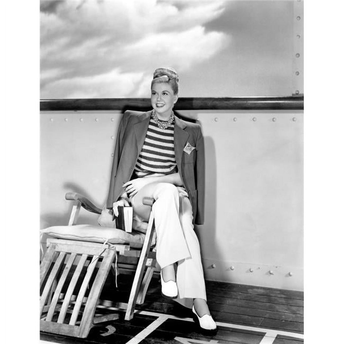 Romance on the High Seas 1948 movie poster print featuring Doris Day.