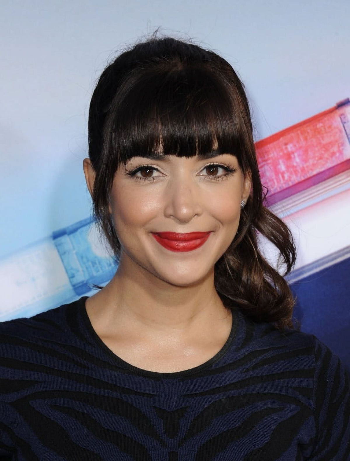 Hannah Simone at Let's Be Cops Premiere Photo Print