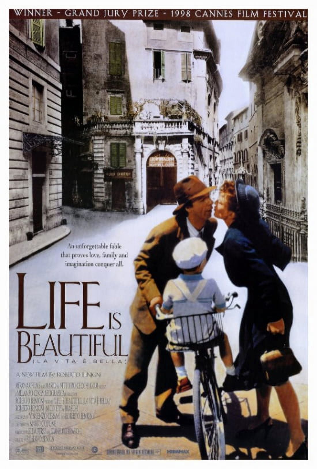 Life Is Beautiful Movie Poster Print 27 x 40