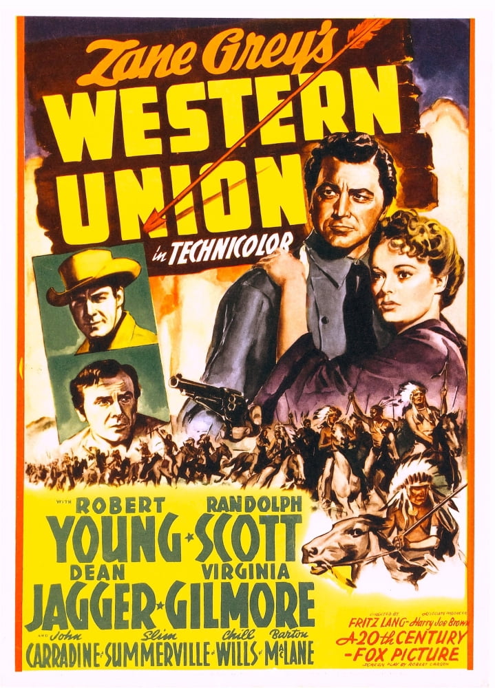 Western Union Movie Masterprint Poster Print - 11 x 17