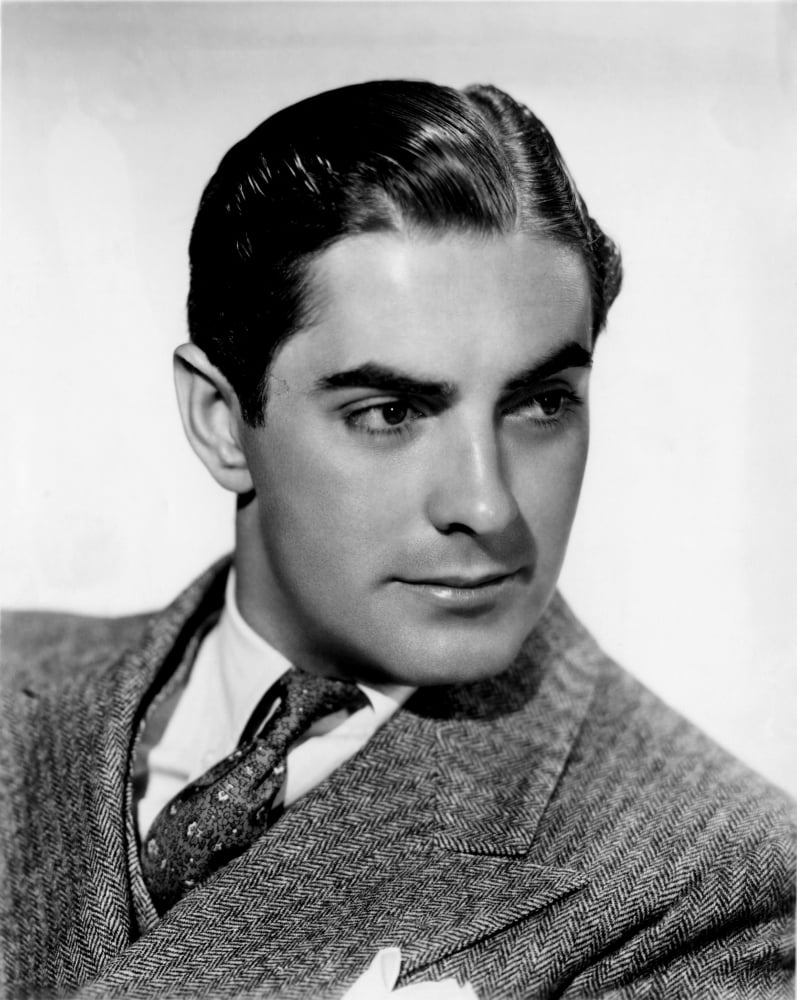 Tyrone Power vintage photo poster print from 1940.