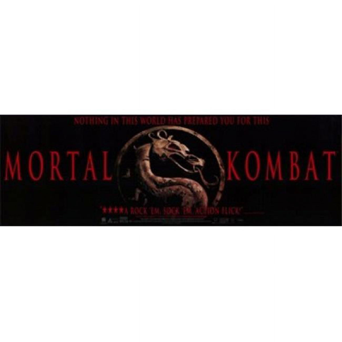 Mortal Kombat Movie Poster 17x11 print