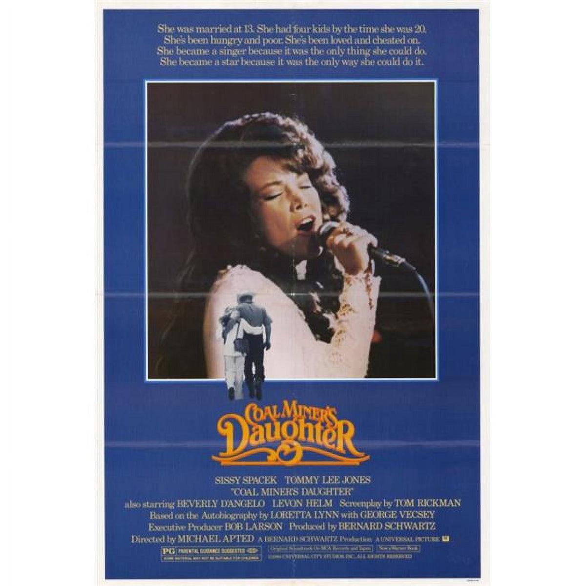 Coal Miner's Daughter movie poster print showcasing Loretta Lynn's story.