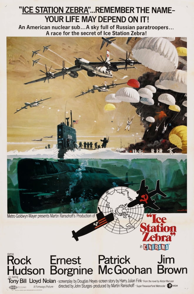 Ice Station Zebra 1968 Movie Poster Masterprint - Classic Film Art