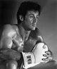 Sylvester Stallone action pose photo print