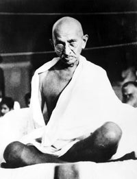 Portrait of Mahatma Gandhi Photo Print - Inspirational Art