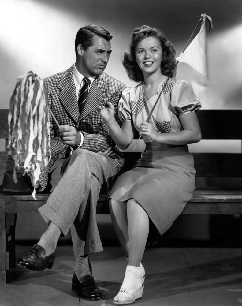 The Bachelor and the Bobby-Soxer photo print featuring Cary Grant and Shirley Temple.