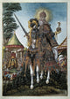 Charlemagne historical poster print showcasing the influential leader
