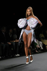 Naomi Campbell at Heatherette Fashion Show Poster Print