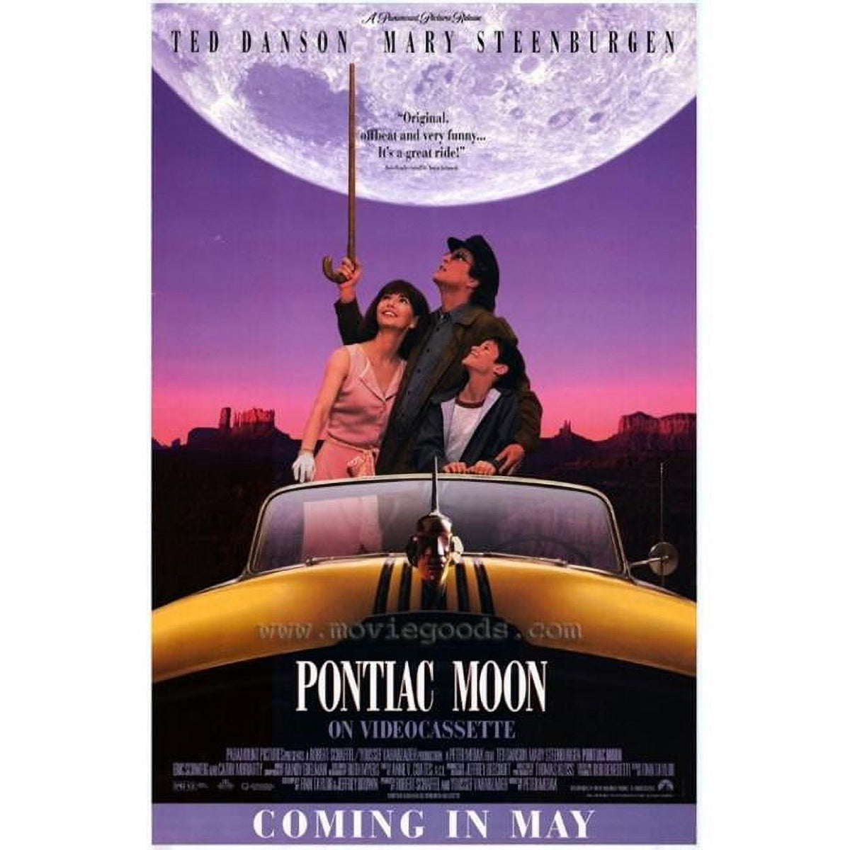 Pontiac Moon Movie Poster Print showcasing vibrant film art.
