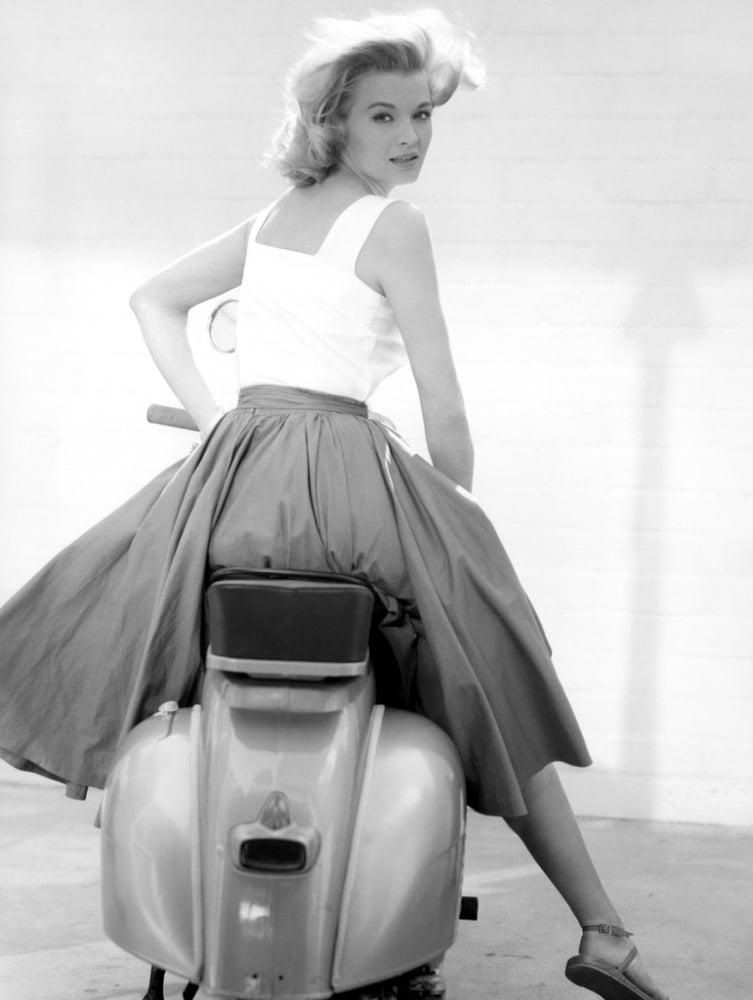 Angie Dickinson Back Photo Print showcasing classic Hollywood elegance.