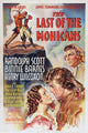 The Last of the Mohicans 1936 movie masterprint poster featuring Binnie Barnes, Randolph Scott, and Henry Wilcoxon.